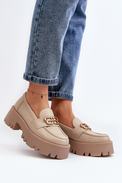 Zazoo  Mokassiinid  beeži värvi