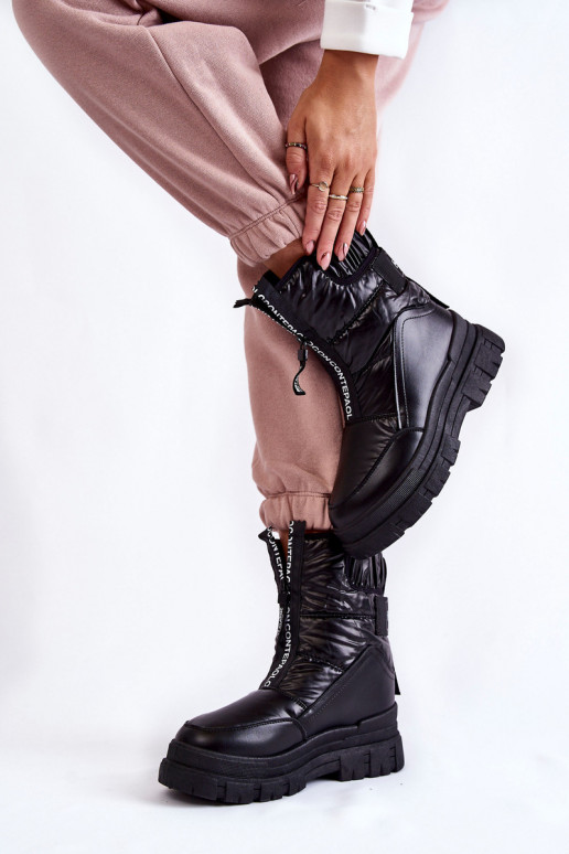 Nööpidega lumesaapad elastse ribaga...