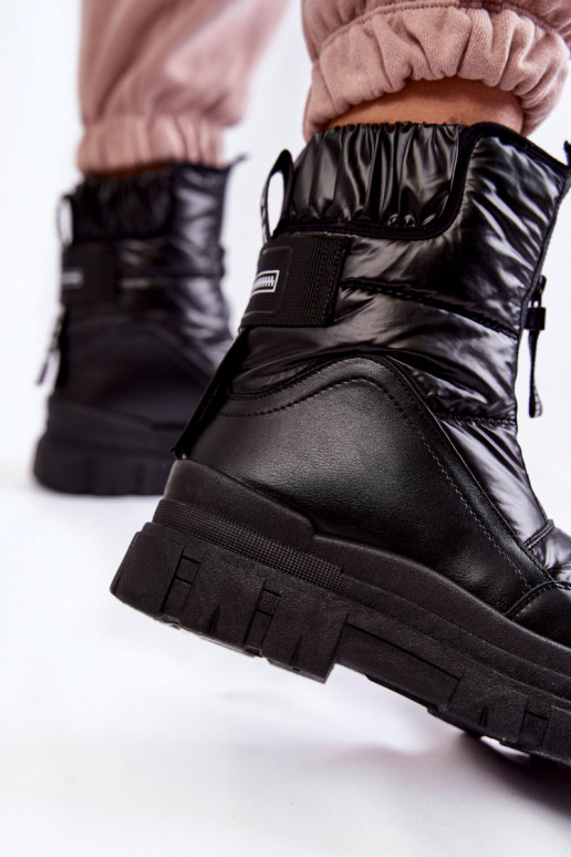 Nööpidega lumesaapad elastse ribaga...