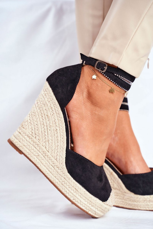 Sandaalid espadrillid  DEBEVE BLACK
