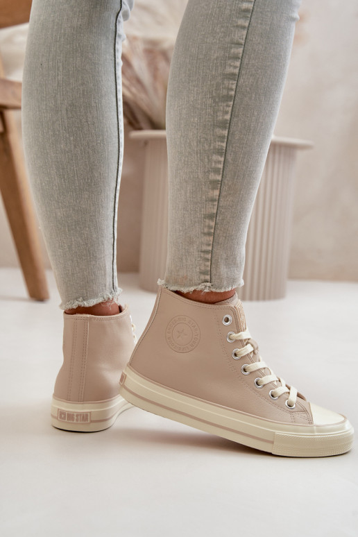 naiste saapad voodriga eko-nahast beeži värvi Big Star OO274934 naiste saapad voodriga eko-nahast beeži värvi Big Star OO274934