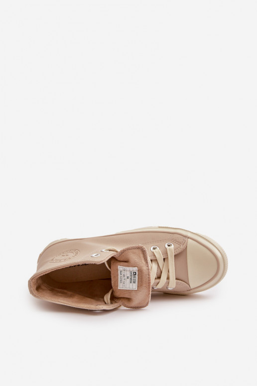 naiste saapad voodriga eko-nahast beeži värvi Big Star OO274934 naiste saapad voodriga eko-nahast beeži värvi Big Star OO274934