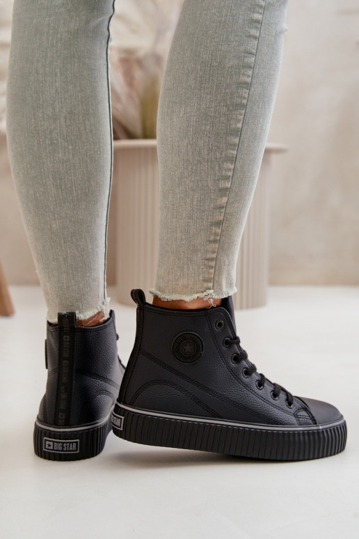 Pealiste omad voodriga vabaaja jalanõud eko-nahast Big Star OO274790 msuud