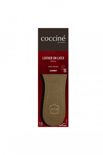 Coccine Leather On Latex Foam Lisad
