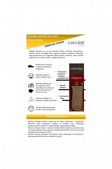 Coccine Leather On Latex Foam Lisad 2