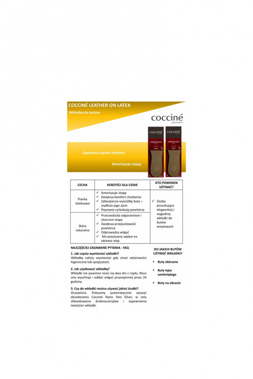 Coccine Leather On Latex Foam Lisad Coccine Leather On Latex Foam Lisad