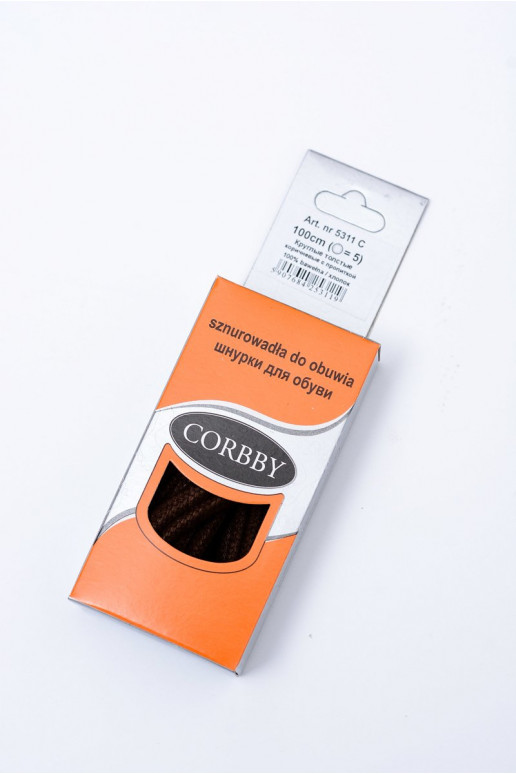 Corbby pruunid värvi Vahatatud paksud pitsid Corbby pruunid värvi Vahatatud paksud pitsid