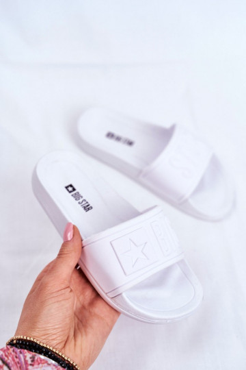 Plätud Laste jalanõud Big Star valget värvi DD374154 2