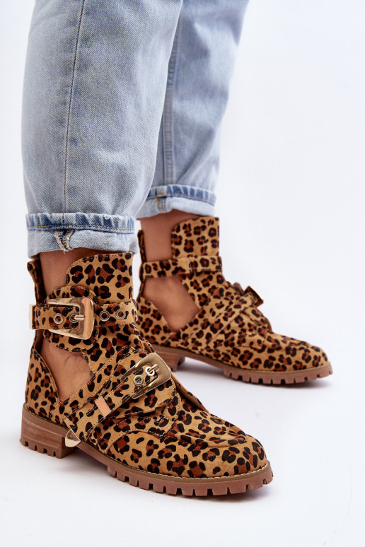 Lu Boo Seemisnahast kingad leopardimustriga Rock Girl