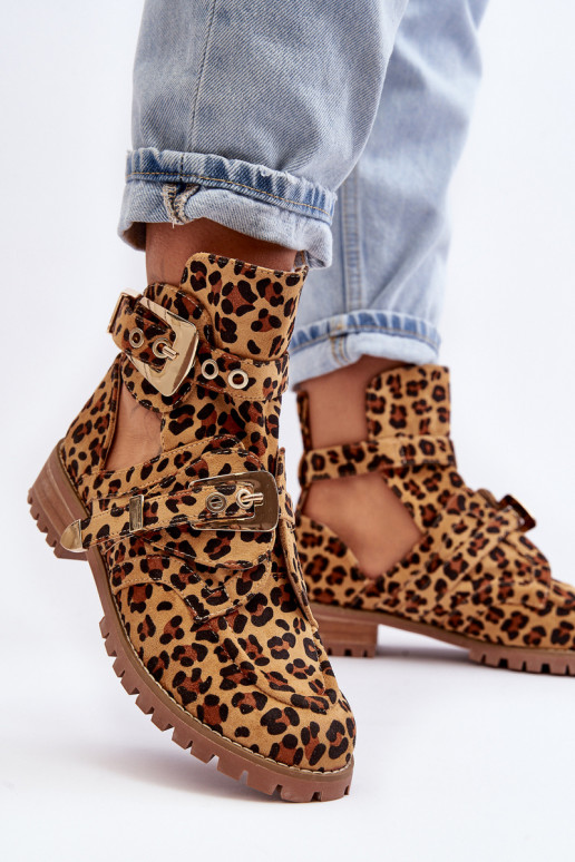 Lu Boo Seemisnahast kingad leopardimustriga Rock Girl