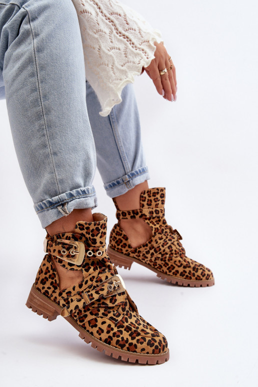 Lu Boo Seemisnahast kingad leopardimustriga Rock Girl