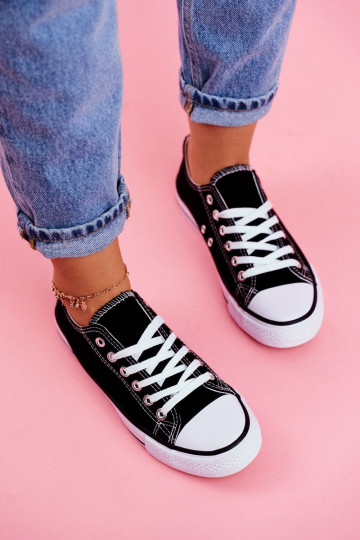 Klassikalise mudeli vabaaja jalanõud mustad 2