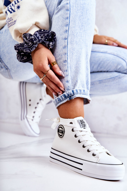 naiste saapad Big Star valget värvi GG274013