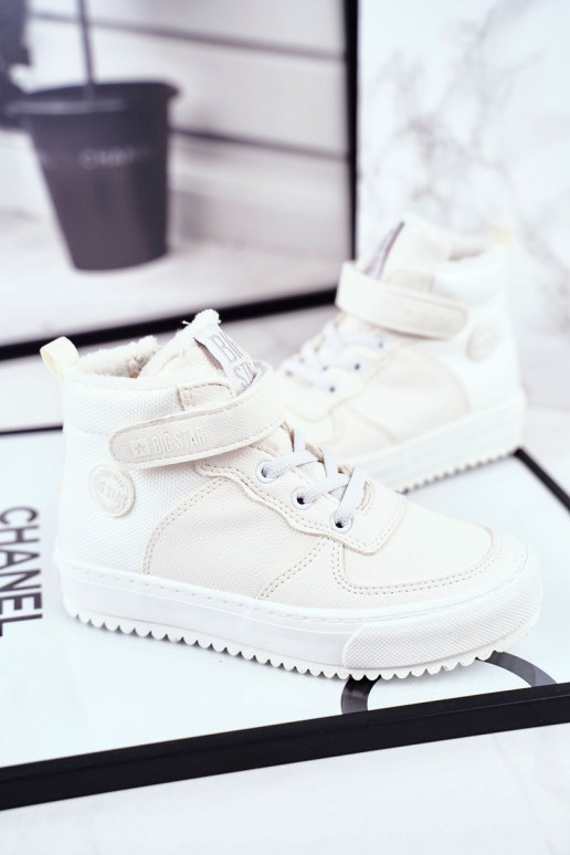 Laste jalanõud voodriga Sportliku stiiliga jalanõud Big Star GG374041 valget värvi