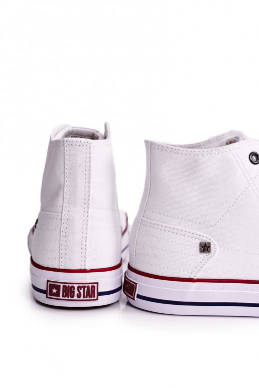 meestele Klassikalise mudeli vabaajajalatsi BIG STAR DD174251 valget värvi