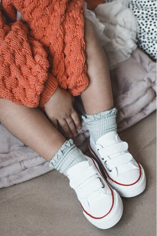 Laste vabaajajalatsid krõpsudega kinnitatav BIG STAR HH374199 valget värvi