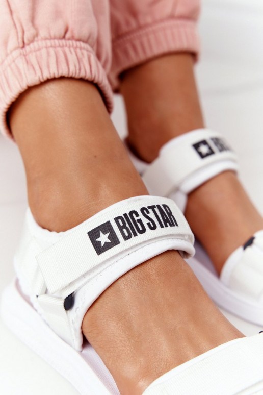 Sportliku stiiliga sandaalid Big Star HH274A026 valget värvi Sportliku stiiliga sandaalid Big Star HH274A026 valget värvi