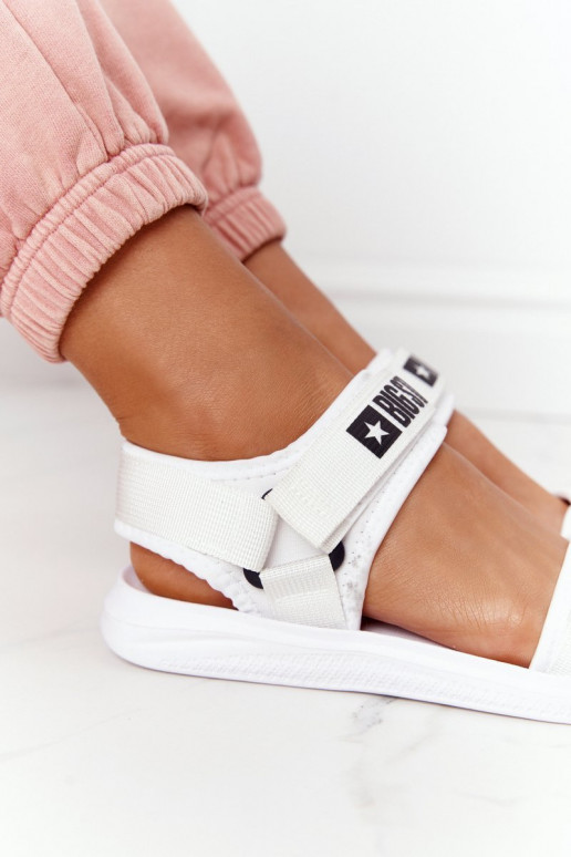 Sportliku stiiliga sandaalid Big Star HH274A026 valget värvi Sportliku stiiliga sandaalid Big Star HH274A026 valget värvi