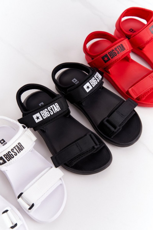 Sportliku stiiliga sandaalid Big Star HH274A026 valget värvi Sportliku stiiliga sandaalid Big Star HH274A026 valget värvi