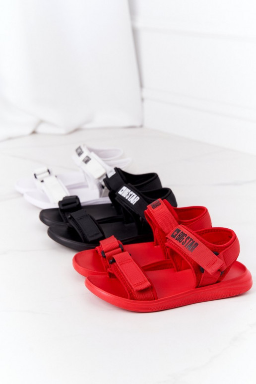 Sportliku stiiliga sandaalid Big Star HH274A026 valget värvi Sportliku stiiliga sandaalid Big Star HH274A026 valget värvi