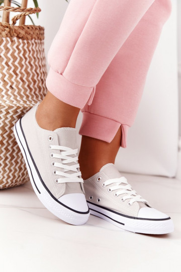 Klassikalise mudeli vabaaja jalanõud Halli värvi