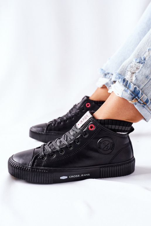 naiste saapad Cross Jeans  mustad II2R4021 naiste saapad Cross Jeans  mustad II2R4021