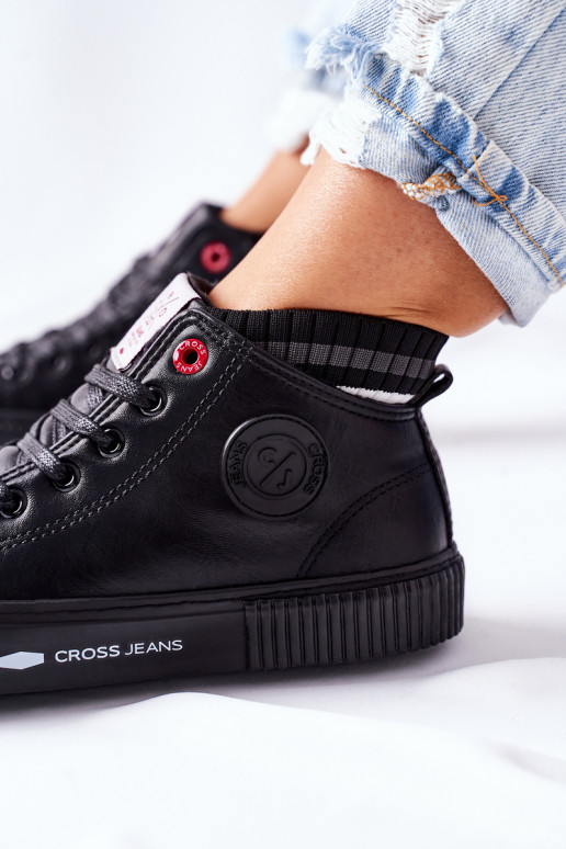 naiste saapad Cross Jeans  mustad II2R4021 naiste saapad Cross Jeans  mustad II2R4021