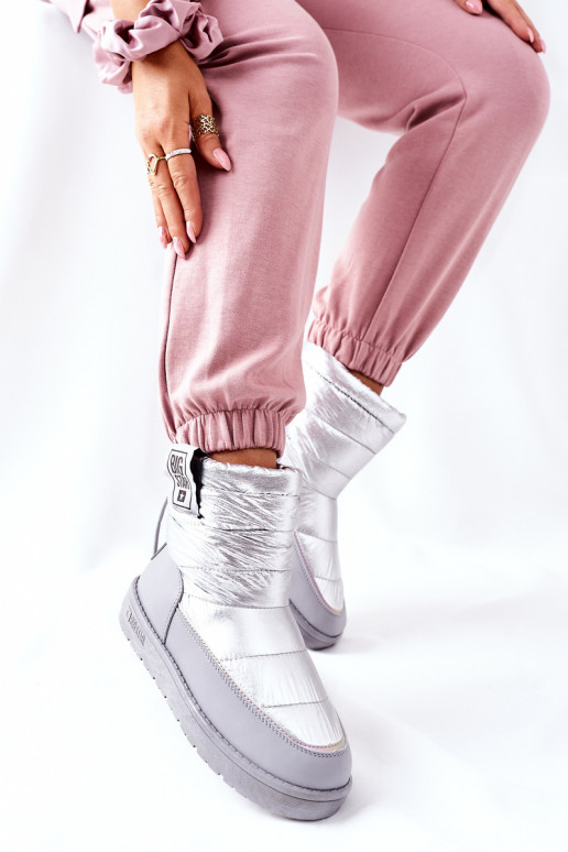 nööpidega lumesaapad Big Star II274118 Hõbedat värvi nööpidega lumesaapad Big Star II274118 Hõbedat värvi