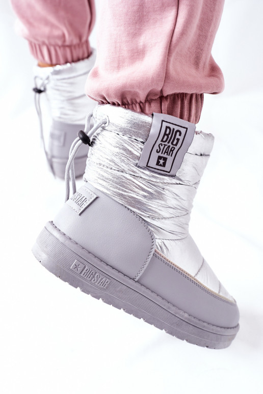 nööpidega lumesaapad Big Star II274118 Hõbedat värvi nööpidega lumesaapad Big Star II274118 Hõbedat värvi