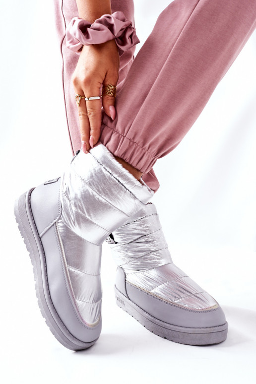 nööpidega lumesaapad Big Star II274118 Hõbedat värvi nööpidega lumesaapad Big Star II274118 Hõbedat värvi