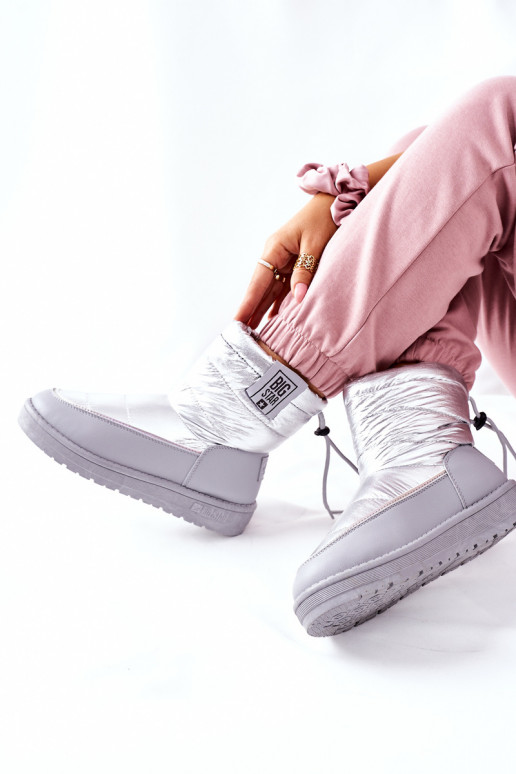 nööpidega lumesaapad Big Star II274118 Hõbedat värvi nööpidega lumesaapad Big Star II274118 Hõbedat värvi