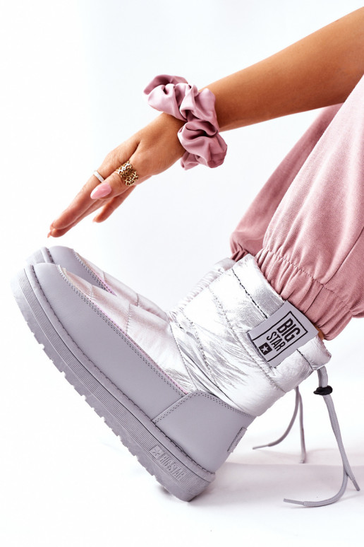 nööpidega lumesaapad Big Star II274118 Hõbedat värvi nööpidega lumesaapad Big Star II274118 Hõbedat värvi