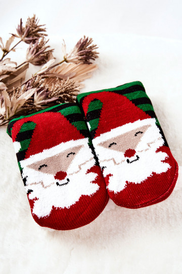 Christmas Długie Sokid Santa Claus -Rohelist värvi 2