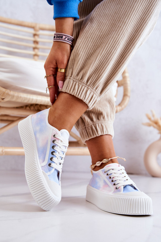 madalad tennised platvormiga Tumeroosad värvi Mischa madalad tennised platvormiga Tumeroosad värvi Mischa