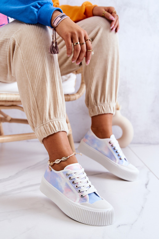 madalad tennised platvormiga Tumeroosad värvi Mischa madalad tennised platvormiga Tumeroosad värvi Mischa