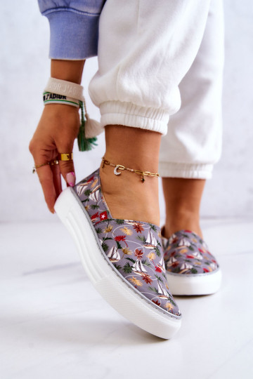 Spordijalatsid Slip On Memory Foam Big Star JJ276015 Halli värvi