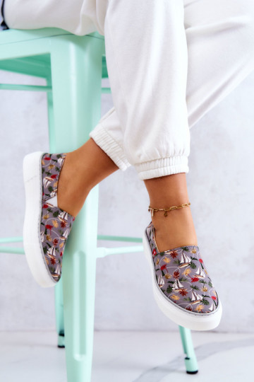 Spordijalatsid Slip On Memory Foam Big Star JJ276015 Halli värvi 2