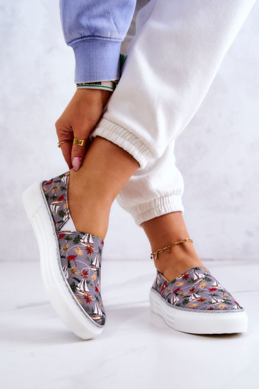 Spordijalatsid Slip On Memory Foam Big Star JJ276015 Halli värvi