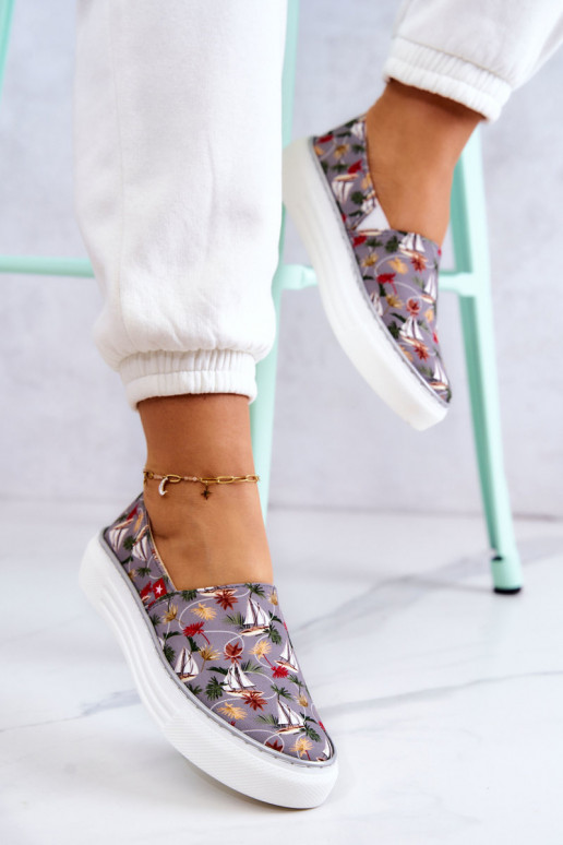 Spordijalatsid Slip On Memory Foam Big Star JJ276015 Halli värvi