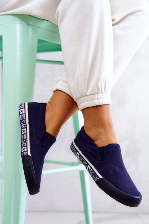 Spordijalatsid Slip-on Big Star HH274011 tumesinist värvi Spordijalatsid Slip-on Big Star HH274011 tumesinist värvi