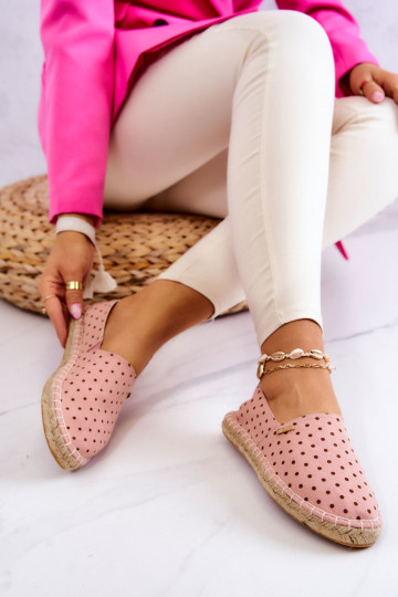 espadrillid täppidega Big Star JJ274869 Tumeroosad värvi