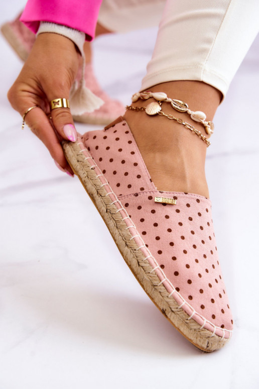 espadrillid täppidega Big Star JJ274869 Tumeroosad värvi espadrillid täppidega Big Star JJ274869 Tumeroosad värvi