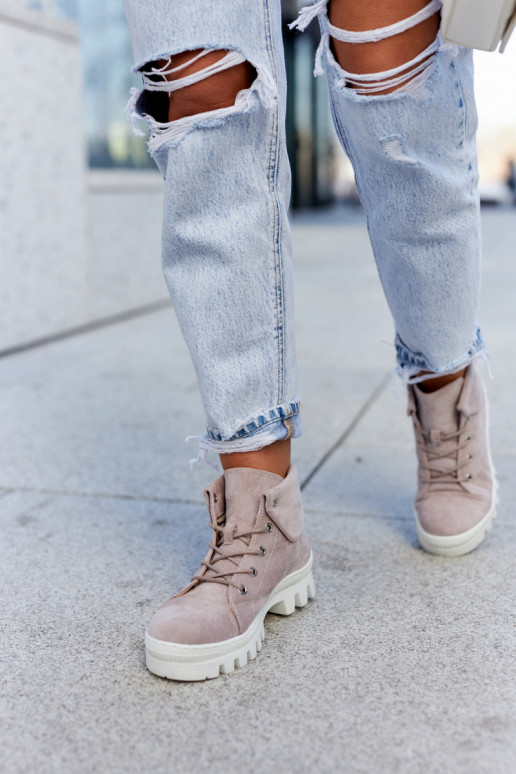 seemisnakhsed Naiste poolsaapad jalanõud nööritavad Jasnofioletowe Dalles seemisnakhsed Naiste poolsaapad jalanõud nööritavad Jasnofioletowe Dalles