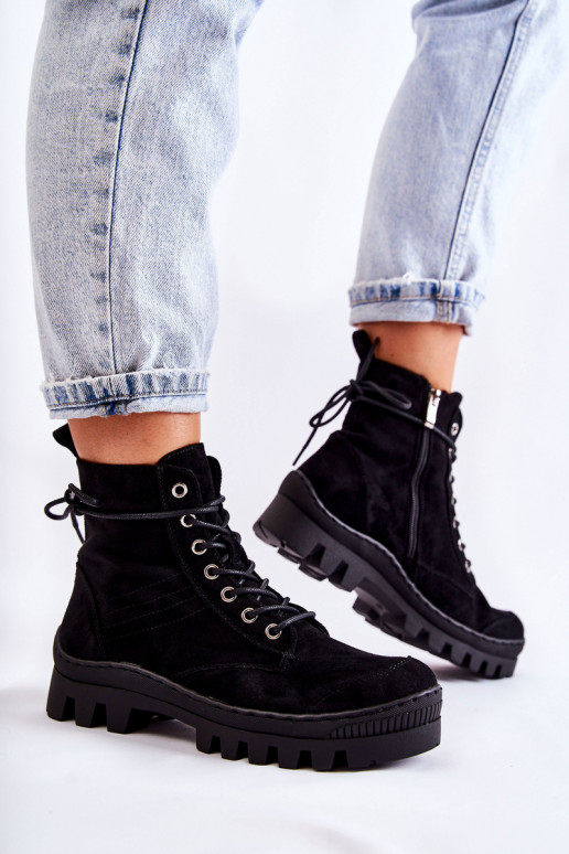 seemisnakhsed Naiste poolsaapad jalanõud mustad Layden seemisnakhsed Naiste poolsaapad jalanõud mustad Layden