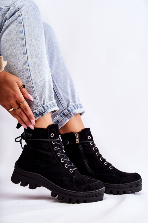 seemisnakhsed Naiste poolsaapad jalanõud mustad Layden seemisnakhsed Naiste poolsaapad jalanõud mustad Layden