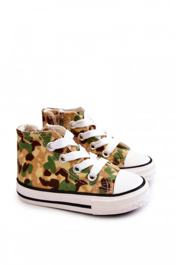 Laste jalanõud vabaajajalatsi tõmblukuga beeži värvi-Rohelist värvi Filemon 2