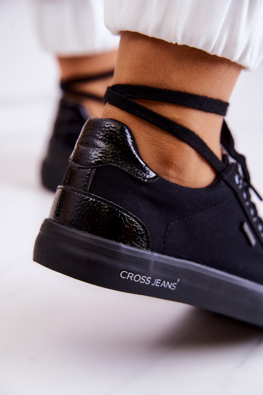 Spordijalatsid nööritavad Cross Jeans JJ2R4039C mustad