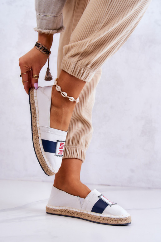 Espadrillid Big Star JJ274964 Valget-tumesinist värvi Espadrillid Big Star JJ274964 Valget-tumesinist värvi