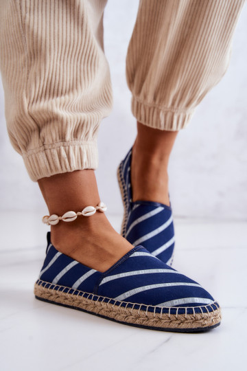 Klassikalise mudeli espadrillid Big Star JJ274960 tumesinist värvi