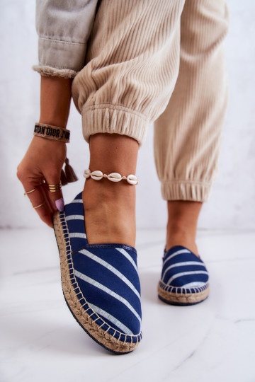 Klassikalise mudeli espadrillid Big Star JJ274960 tumesinist värvi 2
